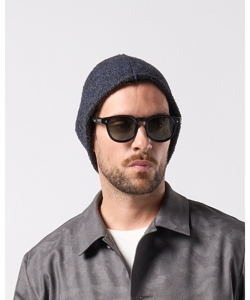 wjk（ダヴルジェイケイ）の「back pile light watch cap（ニットキャップ/ビーニー・メンズ・ネイビー/ブラック・FREE）」の11枚目の写真