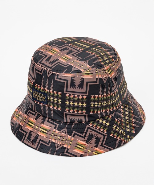 PENDLETON(ペンドルトン)の「PENDLETON/ペンドルトン エコペットプリントハット(ハット・レディース・ベージュ/ブラック/オリーブ・ONE SIZE)」の2枚目の写真