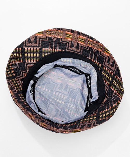 PENDLETON(ペンドルトン)の「PENDLETON/ペンドルトン エコペットプリントハット(ハット・レディース・ベージュ/ブラック/オリーブ・ONE SIZE)」の6枚目の写真