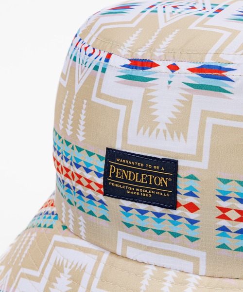 PENDLETON(ペンドルトン)の「PENDLETON/ペンドルトン エコペットプリントハット(ハット・レディース・ベージュ/ブラック/オリーブ・ONE SIZE)」の7枚目の写真