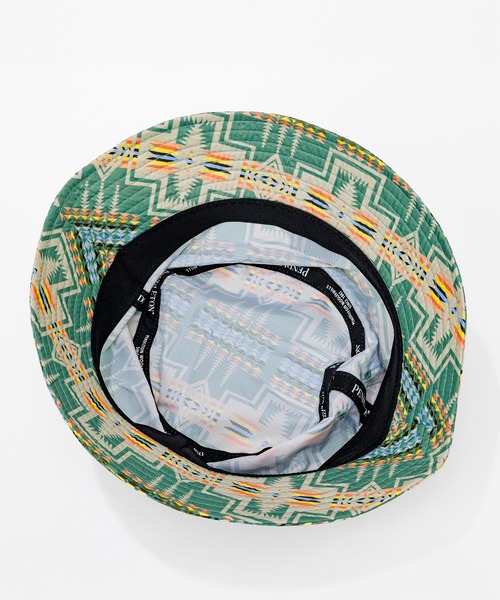 PENDLETON(ペンドルトン)の「PENDLETON/ペンドルトン エコペットプリントハット(ハット・レディース・ベージュ/ブラック/オリーブ・ONE SIZE)」の12枚目の写真