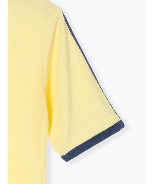 ehka sopo（エヘカソポ）の「パイルリンガーTシャツ（Tシャツ/カットソー・レディース・ネイビー/オフホワイト/イエロー・F）」の15枚目の写真