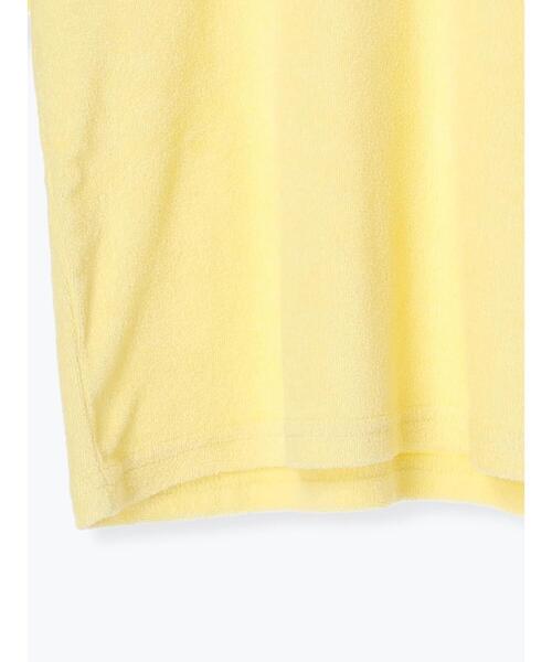 ehka sopo（エヘカソポ）の「パイルリンガーTシャツ（Tシャツ/カットソー・レディース・ネイビー/オフホワイト/イエロー・F）」の16枚目の写真