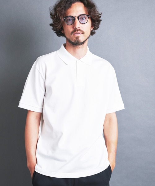 CTN COMPACT SWEAT POLO S/S:コットン コンパクト スウェット 半袖 ポロシャツ