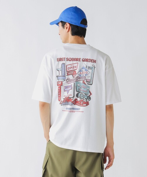 BEAMS HEART（ビームスハート）の「サインボード グラフィック Tシャツ（Tシャツ/カットソー・メンズ・ホワイト/ホワイト系その他2・SMALL/MEDIUM/LARGE）」の6枚目の写真