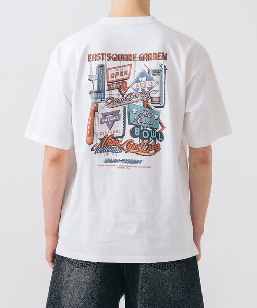 BEAMS HEART（ビームスハート）の「サインボード グラフィック Tシャツ（Tシャツ/カットソー・メンズ・ホワイト/ホワイト系その他2・SMALL/MEDIUM/LARGE）」の22枚目の写真