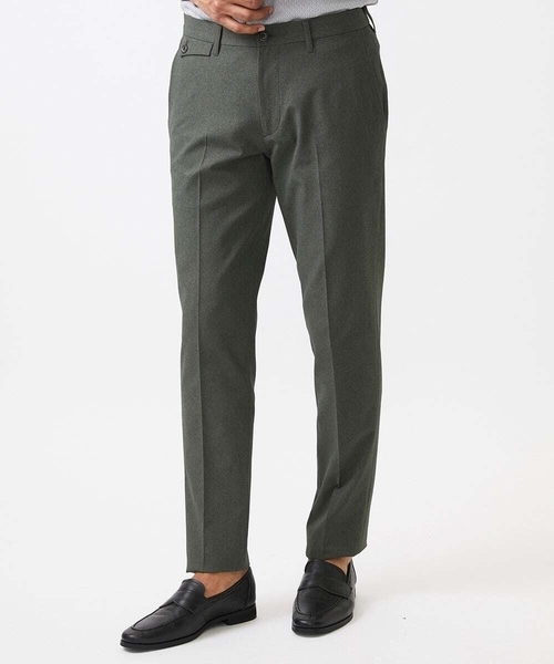 MICHEL KLEIN HOMME   （ミッシェルクランオム）の「メッシュスラックスパンツ セットアップ（スラックス・メンズ・ブラック/カーキ・MEDIUM/LARGE/X-LARGE）」の15枚目の写真