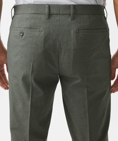 MICHEL KLEIN HOMME   （ミッシェルクランオム）の「メッシュスラックスパンツ セットアップ（スラックス・メンズ・ブラック/カーキ・MEDIUM/LARGE/X-LARGE）」の10枚目の写真