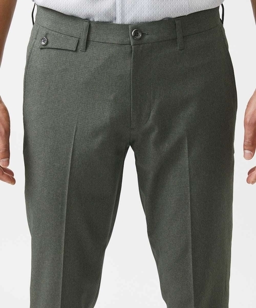 MICHEL KLEIN HOMME   （ミッシェルクランオム）の「メッシュスラックスパンツ セットアップ（スラックス・メンズ・ブラック/カーキ・MEDIUM/LARGE/X-LARGE）」の9枚目の写真