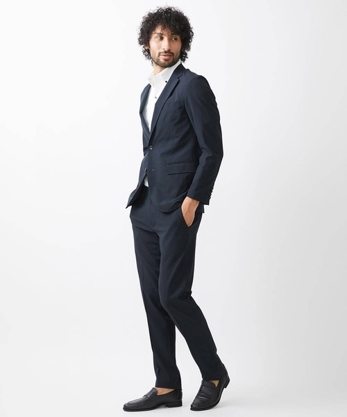 MICHEL KLEIN HOMME   （ミッシェルクランオム）の「メッシュスラックスパンツ セットアップ（スラックス・メンズ・ブラック/カーキ・MEDIUM/LARGE/X-LARGE）」の3枚目の写真
