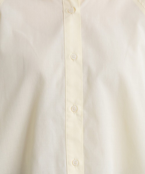 studio CLIP（スタディオクリップ）の「バルーンスリーブシアーシャツブラウス（シャツ/ブラウス・レディース・ライトブルー/ブラック/イエロー/オフホワイト・FREE）」の7枚目の写真