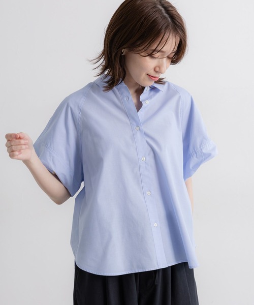 studio CLIP（スタディオクリップ）の「バルーンスリーブシアーシャツブラウス（シャツ/ブラウス・レディース・ライトブルー/ブラック/イエロー/オフホワイト・FREE）」の21枚目の写真