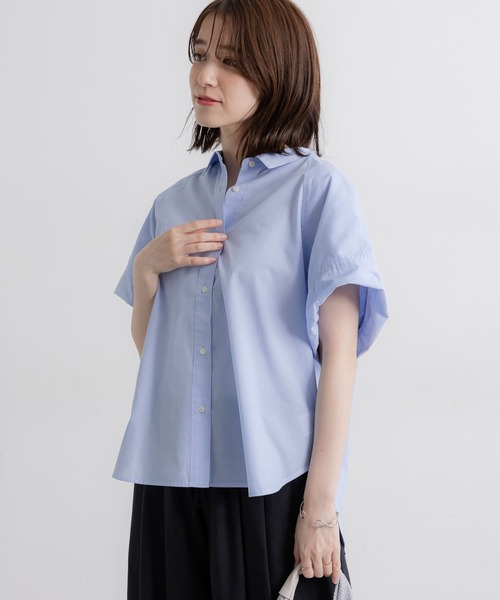 studio CLIP（スタディオクリップ）の「バルーンスリーブシアーシャツブラウス（シャツ/ブラウス・レディース・ライトブルー/ブラック/イエロー/オフホワイト・FREE）」の20枚目の写真