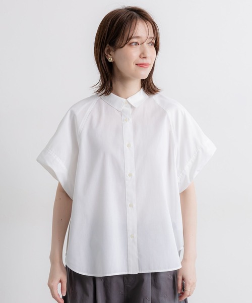 studio CLIP（スタディオクリップ）の「バルーンスリーブシアーシャツブラウス（シャツ/ブラウス・レディース・ライトブルー/ブラック/イエロー/オフホワイト・FREE）」の16枚目の写真