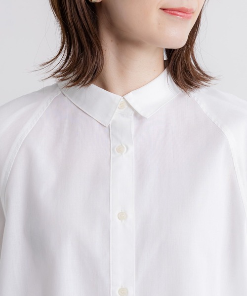 studio CLIP（スタディオクリップ）の「バルーンスリーブシアーシャツブラウス（シャツ/ブラウス・レディース・ライトブルー/ブラック/イエロー/オフホワイト・FREE）」の12枚目の写真