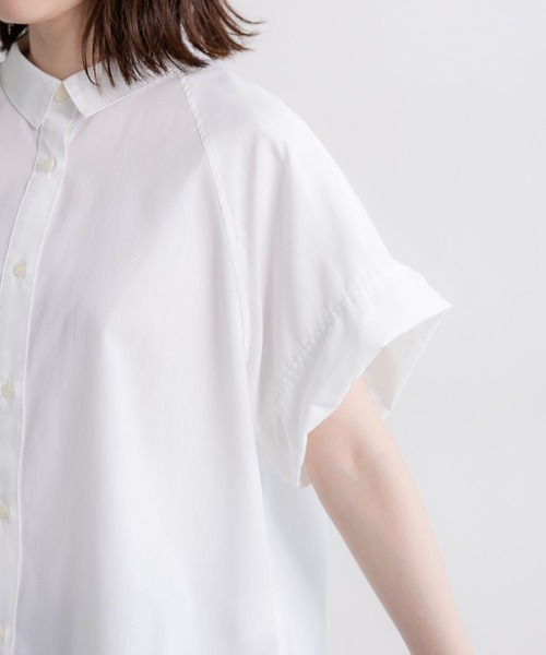 studio CLIP（スタディオクリップ）の「バルーンスリーブシアーシャツブラウス（シャツ/ブラウス・レディース・ライトブルー/ブラック/イエロー/オフホワイト・FREE）」の11枚目の写真