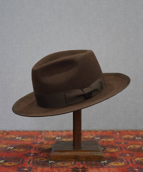 ミスターファットマン　ハット　ブラウン　L　ウール100 TWO DOLLAR WOOL（ハット）｜MRFATMAN（ミスターファットマン