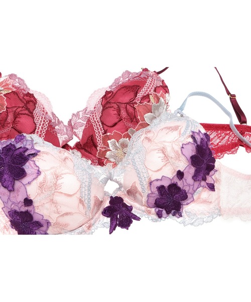 LINGERIEAM（ランジェリアム）の「ビビッドモーション　グラマーアップブラ（B・Cカップ）（ブラジャー・レディース・ピンク/レッド・B70/B75/C70/C75/B65/C65）」の6枚目の写真