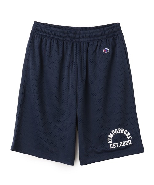 Champion(チャンピオン)の「atmos × champion MESH Shorts / アトモス チャンピオン メッシュ ショーツ 【SP】(その他パンツ・メンズ・ブラック/ネイビー・L/M/XL)」の2枚目の写真