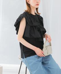 URBAN RESEARCH ROSSO WOMEN | プリーツフリルデザインプルオーバー(Tシャツ/カットソー)