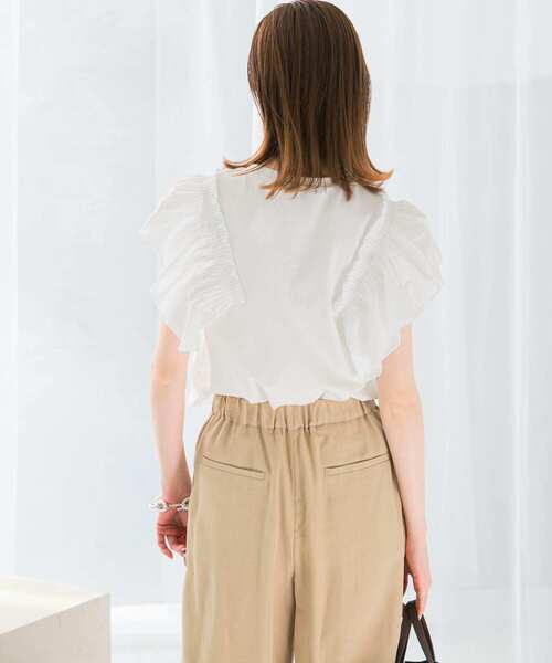 「URBAN RESEARCH ROSSO WOMEN」 長袖シャツ FREE オフホワイト レディース URBAN RESEARCH ROSSO 「URBAN ROSSO」 長袖ブラウス FREE オフ