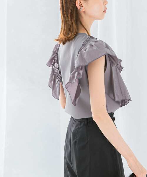 「URBAN RESEARCH ROSSO WOMEN」 長袖シャツ FREE オフホワイト レディース URBAN RESEARCH ROSSO WOMEN（アーバンリサーチ ロッソ）の