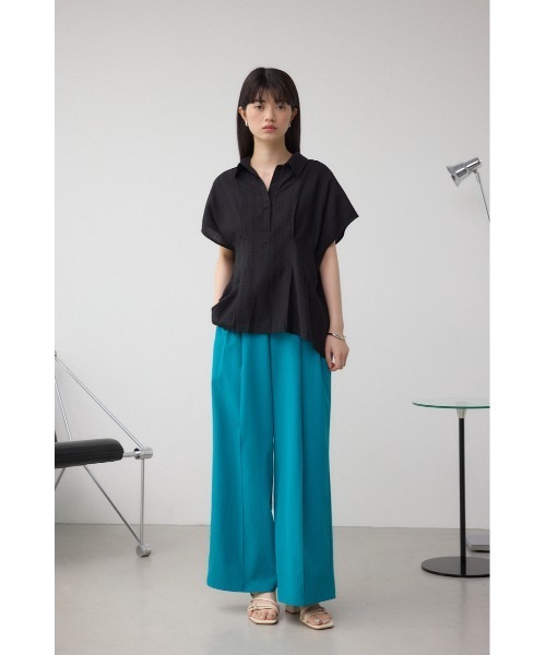 AZUL by moussy(アズールバイマウジー)の「タックスキッパーブラウス(シャツ/ブラウス・レディース・ライトグレー/ブラック/オフホワイト・FREE)」の19枚目の写真