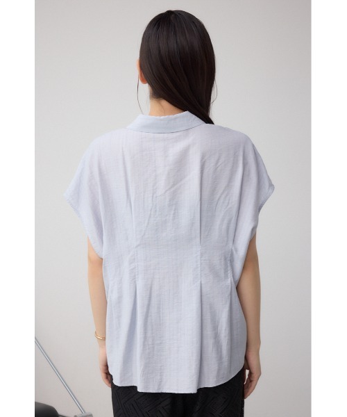 AZUL by moussy(アズールバイマウジー)の「タックスキッパーブラウス(シャツ/ブラウス・レディース・ライトグレー/ブラック/オフホワイト・FREE)」の7枚目の写真
