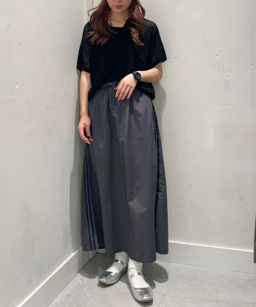 Right-on（ライトオン）の「【HONEYSUCKLE ROSE】透かし編みスキッパーニット（その他トップス・レディース・オフホワイト/ブラック/グレー・L/M）」の22枚目の写真