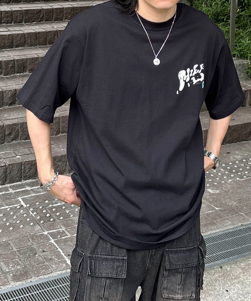 ILL'S(イルズ)の「ビリヤードバックプリント ビッグシルエット カジュアルストリート 半袖Tシャツ カットソー ユニセックス(Tシャツ/カットソー・メンズ・ブラック/ホワイト/ブラック系その他2/ホワイト系その他2/ブラック系その他/ホワイト系その他・M/L)」の12枚目の写真
