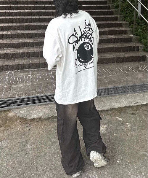 S*i様 定価28,600円　ファクトリエ　オトナリュクス ビッグシルエットTシ オトナリュクス ビッグシルエットTシャツ/ホワイト | Factelier