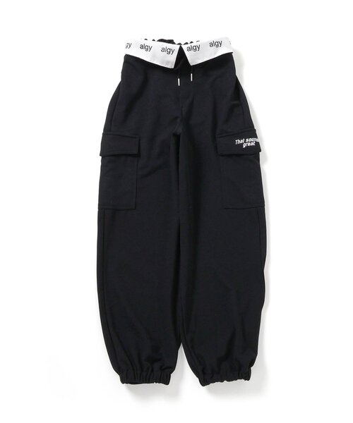algy（アルジー）の「ウエスト折り返し梨地カーゴパンツ（カーゴパンツ・キッズ・ブラック/カーキ・XX-SMALL/X-SMALL/MEDIUM/SMALL）」の6枚目の写真