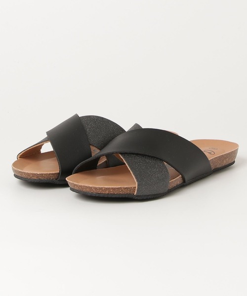 PLAKTON(プラクトン)の「【PLAKTON】カラー別注 配色クロスサンダル(サンダル・レディース・ブラック/アイボリー・S/M/L)」の17枚目の写真