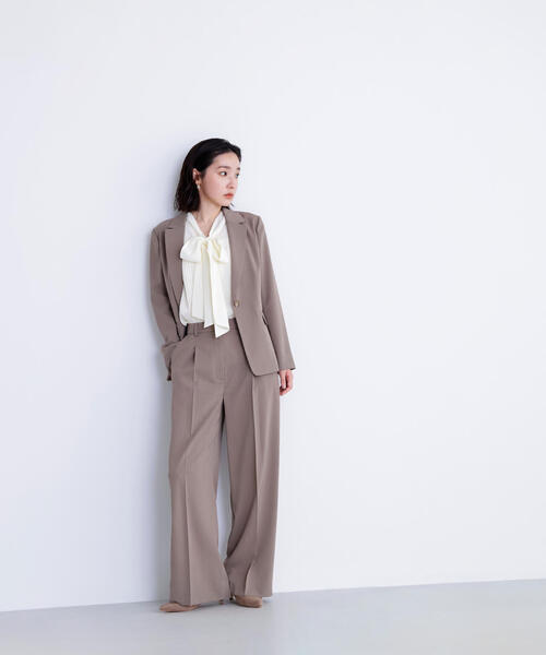 NATURAL BEAUTY BASIC(ナチュラルビューティーベーシック)の「◇サマードライタッチ SETUP ワイドパンツ(その他パンツ・レディース・ベージュ/ブラウン/チャコールグレー・MEDIUM/SMALL)」の20枚目の写真