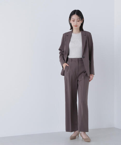 値下げ！美品NATURALBEAUTYBASIC Mサイズ 洗えるパンツスーツ 楽天市場】ナチュラルビューティーベーシック スーツ レディース