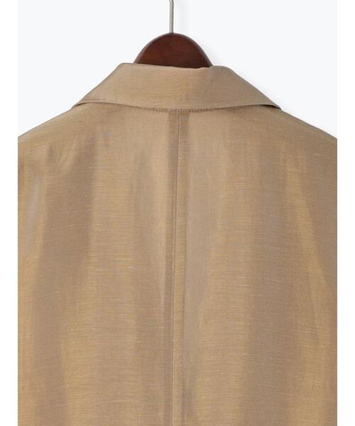 Te chichi CLASSIC（テチチクラシック）の「エシカルシャンブレーダブルジャケット（セットアップ可）（接触冷感）《2025summer catalog item》（ノーカラージャケット・レディース・ベージュ・F）」の21枚目の写真