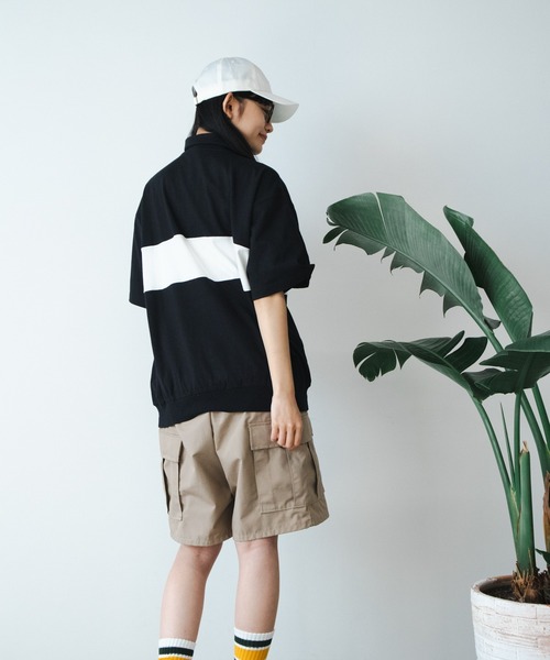 U.S. POLO ASSN.(ユーエスポロアッスン)の「U.S. POLO ASSN./ユーエスポロアッスン レトロ ハーフジップ(Tシャツ/カットソー・メンズ・ネイビー/杢グレー/オフホワイト/ブラック・S/L/LL/M)」の12枚目の写真