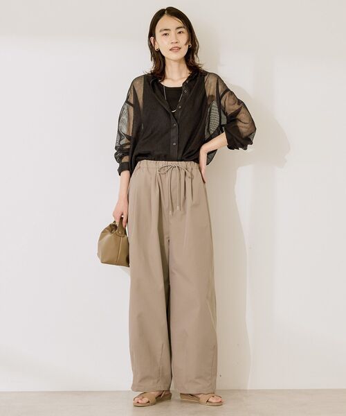 AMERICAN HOLIC(アメリカンホリック)の「メッシュ長袖シャツ(シャツ/ブラウス・レディース・チャコールグレー/ブラック/ブルー系その他6/アイボリー/その他6・L/M)」の8枚目の写真