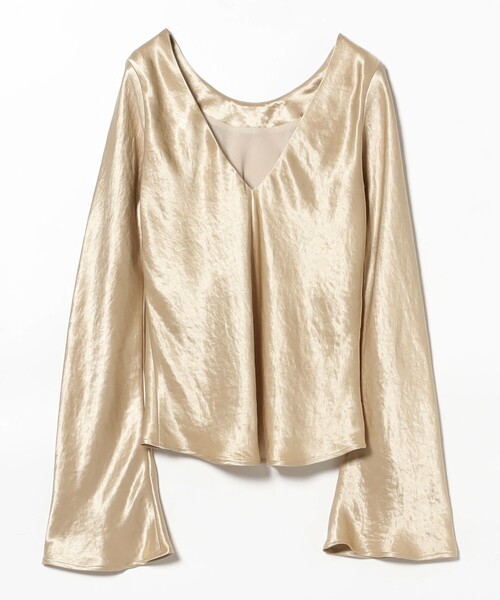 ブラウス シャツ BEAMS SALON / グロッシー サテン ブラウス レディース BEAMS SALON / グロッシー サテン ブラウス（シャツ/ブラウス