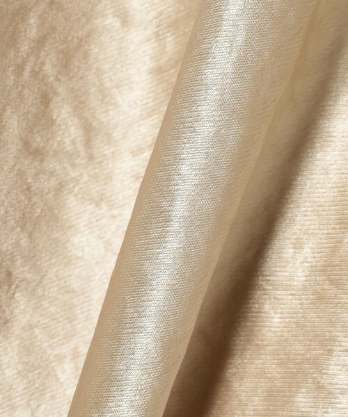 Demi-Luxe BEAMS（デミルクス ビームス）の「BEAMS SALON / グロッシー サテン ブラウス【セレモニー・オケージョン】（シャツ/ブラウス・レディース・ベージュ/ダークブラウン・ONE SIZE）」の8枚目の写真