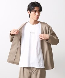 THE SHOP TK | シャリルジャージカーディガン 洗濯機OK/吸水速乾/イージーケア/セットアップ可(カーディガン/ボレロ)