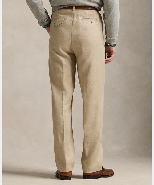 MITTAN リラックスフィットパンツ クリーム色 Whitman リラックス フィット ヘリンボーン パンツ（その他