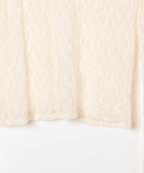 BAYFLOW(ベイフロー)の「カットレースロングスリーブ(Tシャツ/カットソー・レディース・ブラック/オフホワイト・FREE)」の8枚目の写真