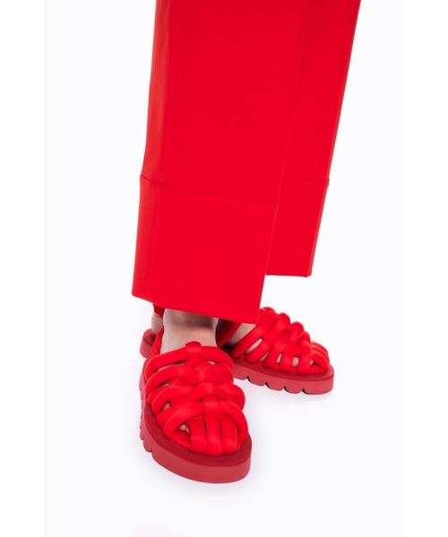 ENFOLD エンフォルド サンダル オレンジ 0372424O0125 ENFOLD(エンフォルド) WINTER SANDALS - COLDBECK ONLINE