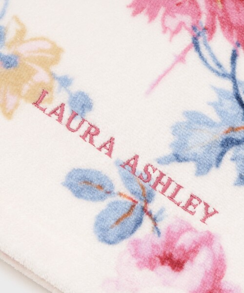 LAURA ASHLEY(ローラアシュレイ)の「ローザリンド柄 シャーリングプリント バスタオル(タオル・レディース・ピンク系5/ブルー系・00)」の6枚目の写真