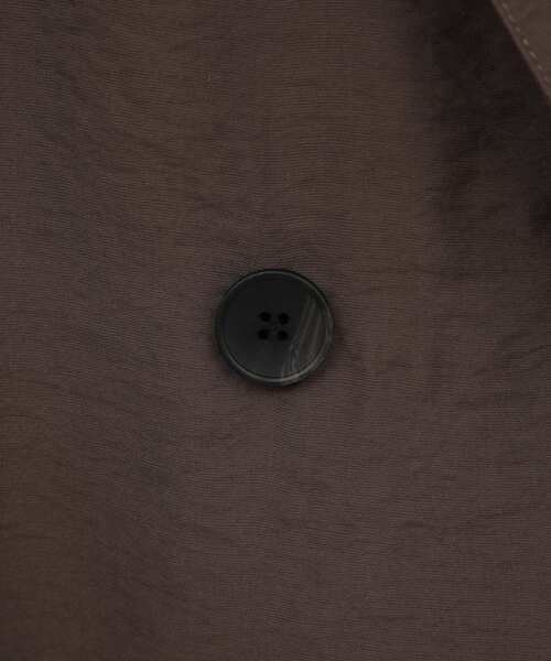 YECCA VECCA（イェッカヴェッカ）の「ハーフスリーブライトジャケット（テーラードジャケット・レディース・ブラック/ブラウン・FREE）」の7枚目の写真