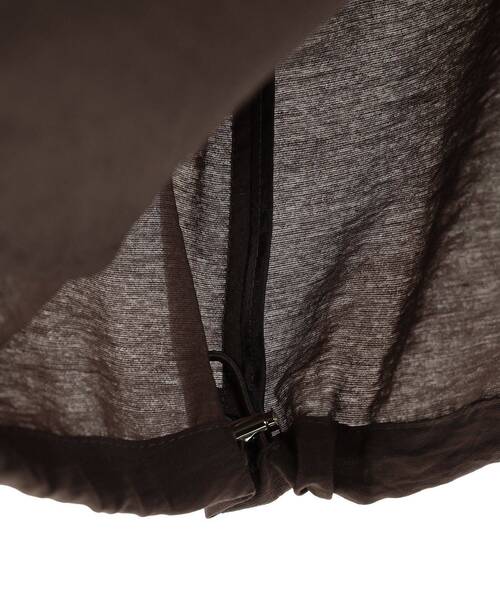 YECCA VECCA（イェッカヴェッカ）の「ハーフスリーブライトジャケット（テーラードジャケット・レディース・ブラック/ブラウン・FREE）」の6枚目の写真