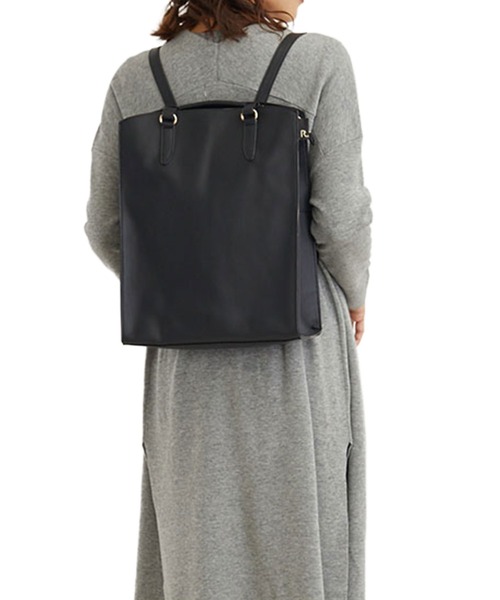 ROOTOTE（ルートート）の「LT.セオルー.ビジィｰC（バックパック/リュック・レディース・ブラック系その他/ブラウン/ブラック・FREE）」の8枚目の写真