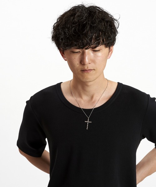 NO ID.（ノーアイディ）の「【NO ID.】Dot Cross Necklace / ドット クロス ネックレス（ネックレス・メンズ・シルバー・ONE SIZE）」の13枚目の写真