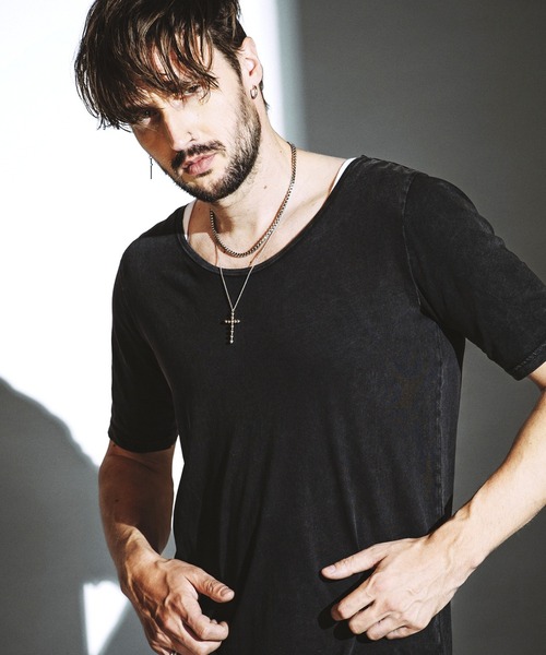 NO ID.（ノーアイディ）の「【NO ID.】Dot Cross Necklace / ドット クロス ネックレス（ネックレス・メンズ・シルバー・ONE SIZE）」の5枚目の写真